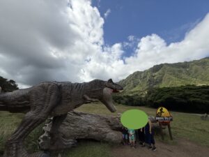 クアロアランチの映画ロケ地ツアーにて