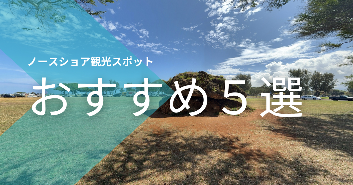 ノースショア観光スポットおすすめ5選